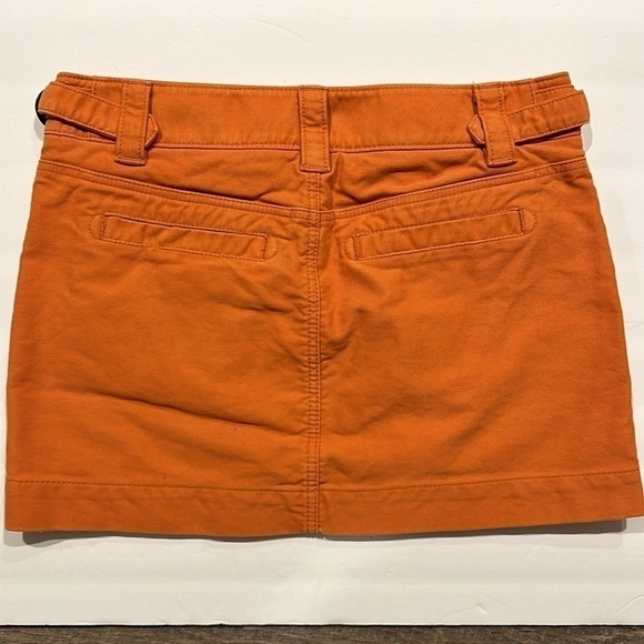 Gap pumpkin, orange cotton mini skirt size 6 - Picture 4 of 6